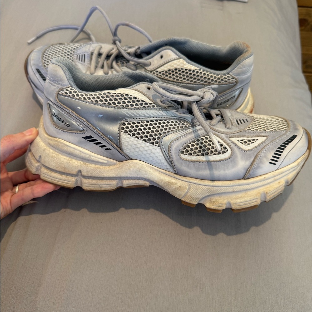 Axel Arigato Light Gray Mesh Athletic Sneakers